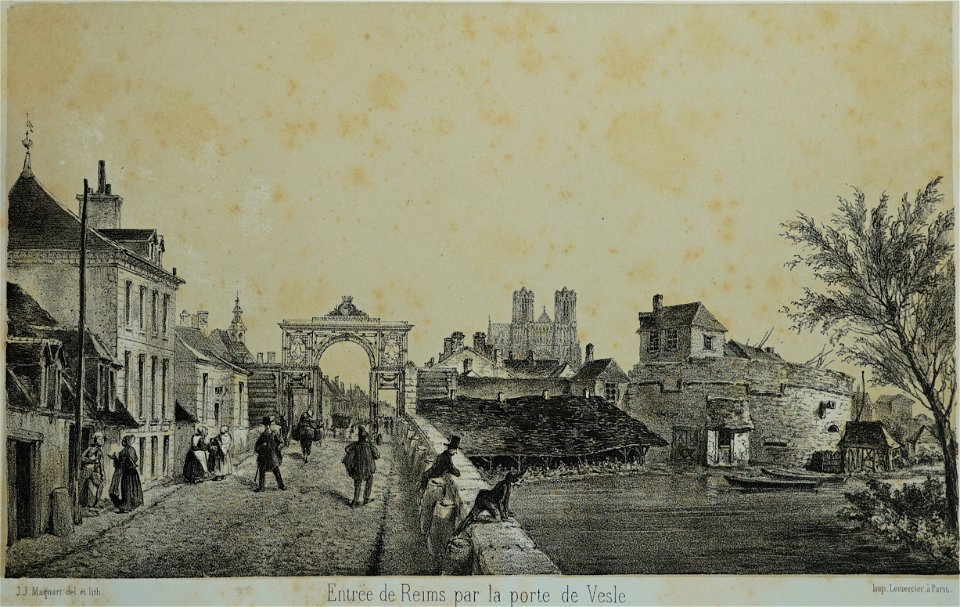Entré e de Reims par la porte de Vesle 03652