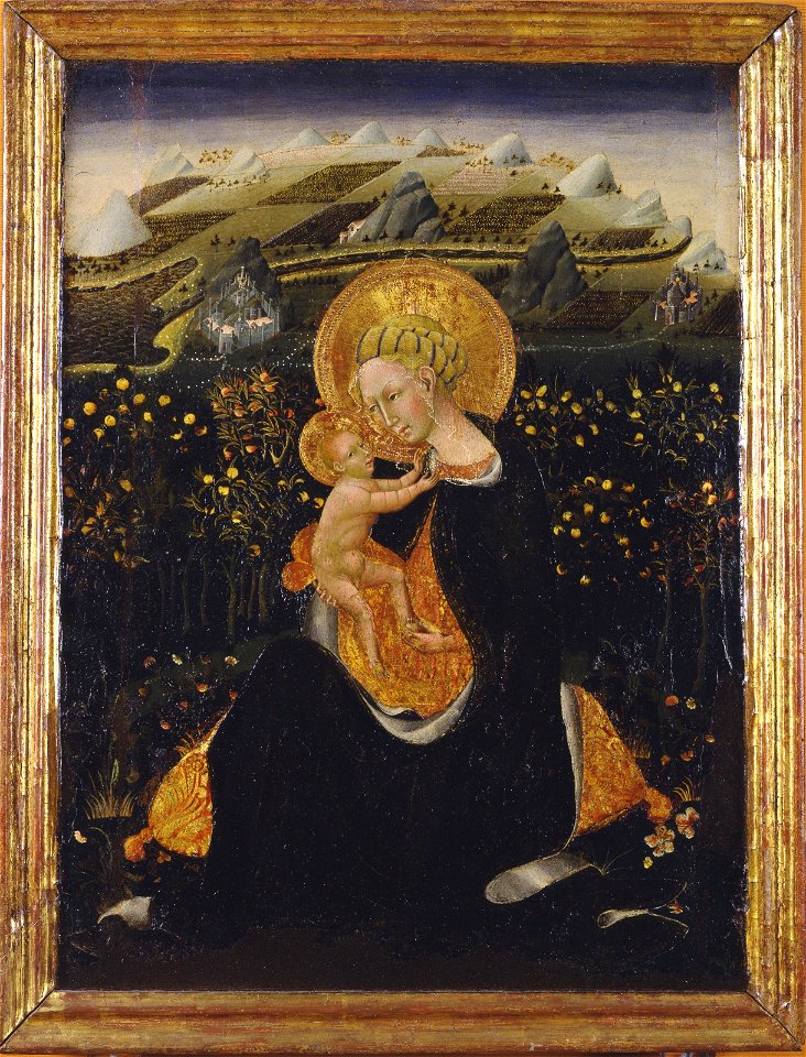 Giovanni di paolo, madonna dell'umiltà