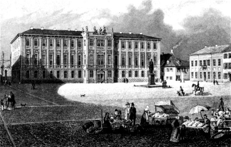 Erlangen Schloss um 1850 001