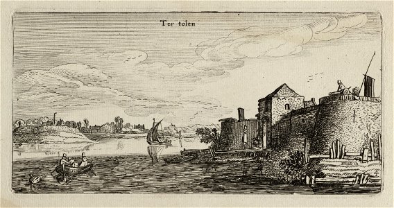 Fort met verdedigingswerken van Tholen aan de Schelde. NL-HlmNHA 53012249