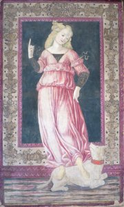 'Fidelity' by Francesco di Giorgio Martini, c. 1485, fresco, Norton Simon Museum. Free illustration for personal and commercial use.