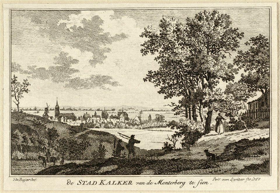 Gezicht op de stad Kalkar vanaf de Monterberg, NL-HlmNHA 1477 53009613