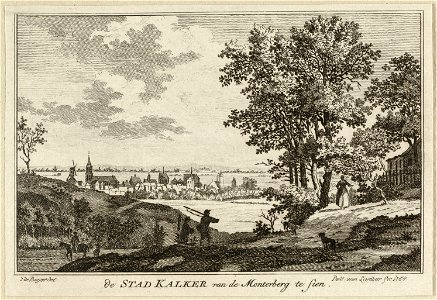 Gezicht op de stad Kalkar vanaf de Monterberg, NL-HlmNHA 1477 53009613
