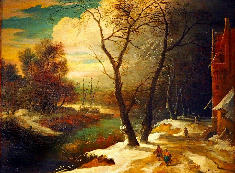Fouquièr Jacques Winterlandschaft