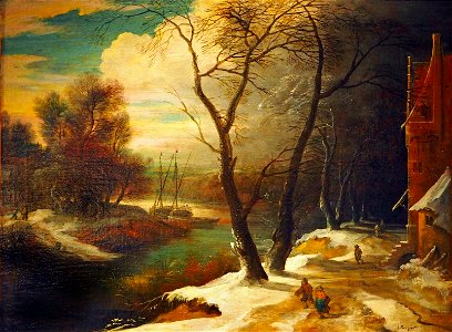 Fouquièr Jacques Winterlandschaft