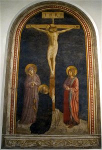 Fra angelico, calvario, 1440-45, da s. domenico di fiesole, 01. Free illustration for personal and commercial use.