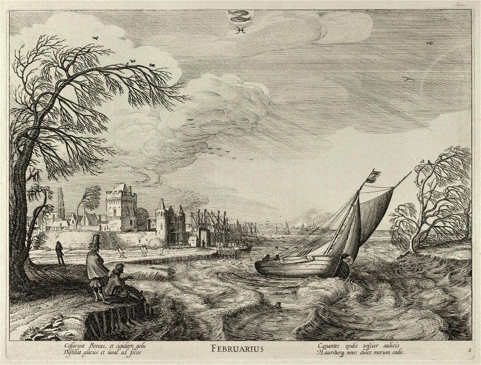 Februari (Februarius). NL-HlmNHA 53012335