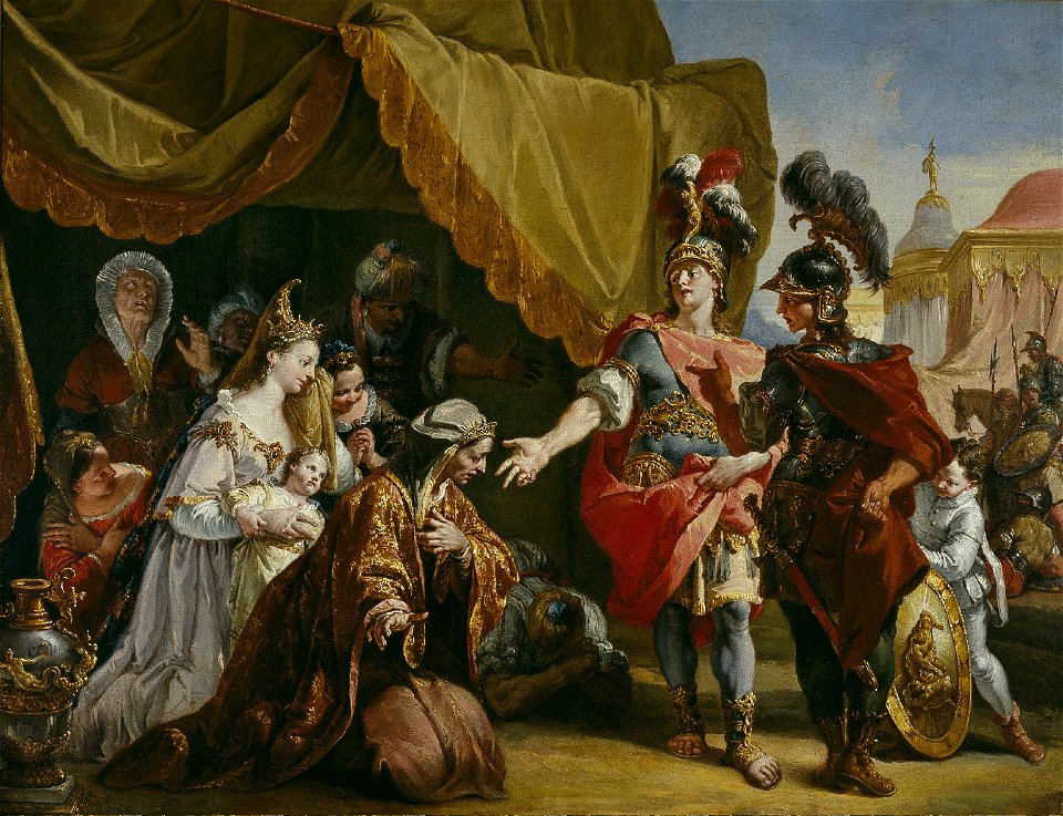Francesco Fontebasso - Family of Darius before Alexander