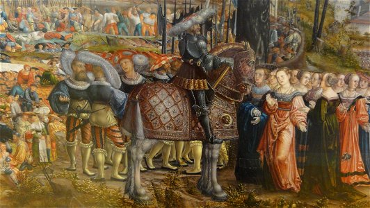 Feselen, Melchior – Geschichte der Chloelia (detail horseman)