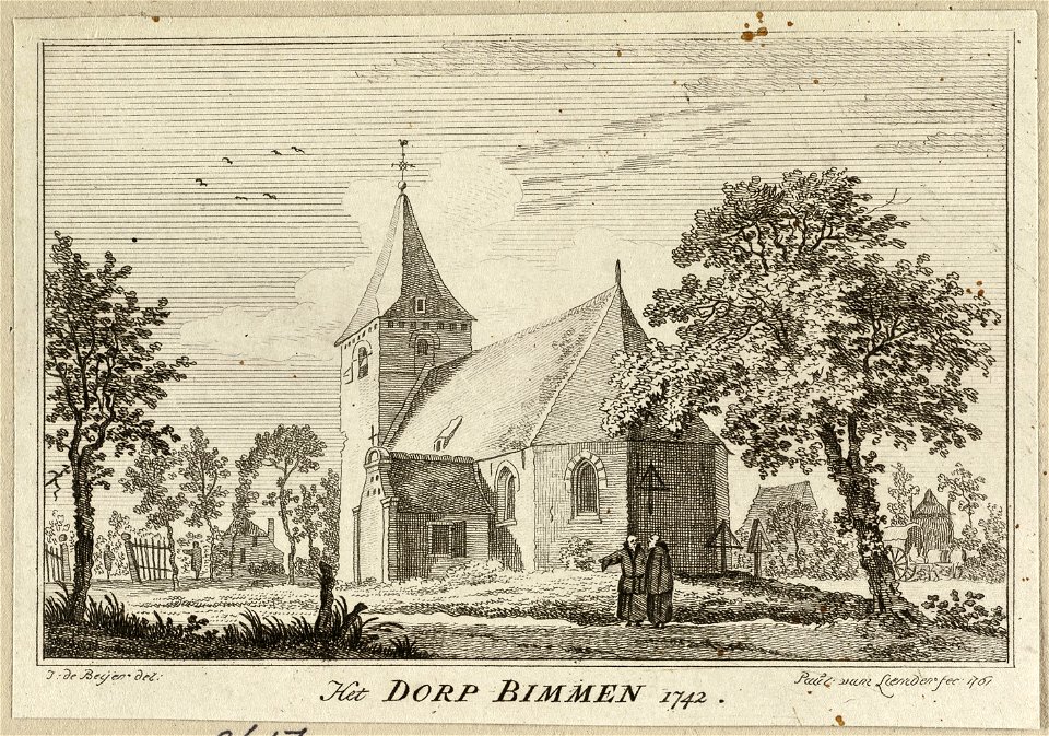 Gezicht op de kerk van Bimmen, NL-HlmNHA 1477 53009617