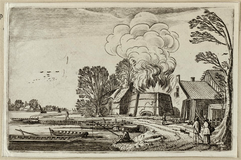 Figuren bij een kalkovenl. NL-HlmNHA 53012406