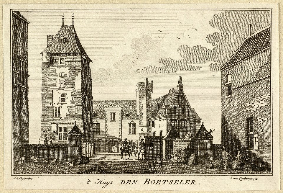 Gezicht op het Kasteel Boetzelaer nabij Kalkar. NL-HlmNHA 1477 53009607