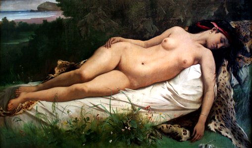 1870 Feuerbach Ruhende Nymphe anagoria