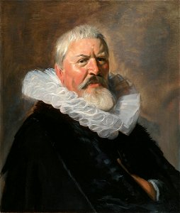 Frans Hals - portrait of Pieter Jacobsz Olycan at bust length OS-2004-39. Free illustration for personal and commercial use.