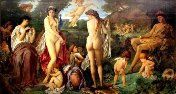 1870 Feuerbach Das Urteil des Paris anagoria