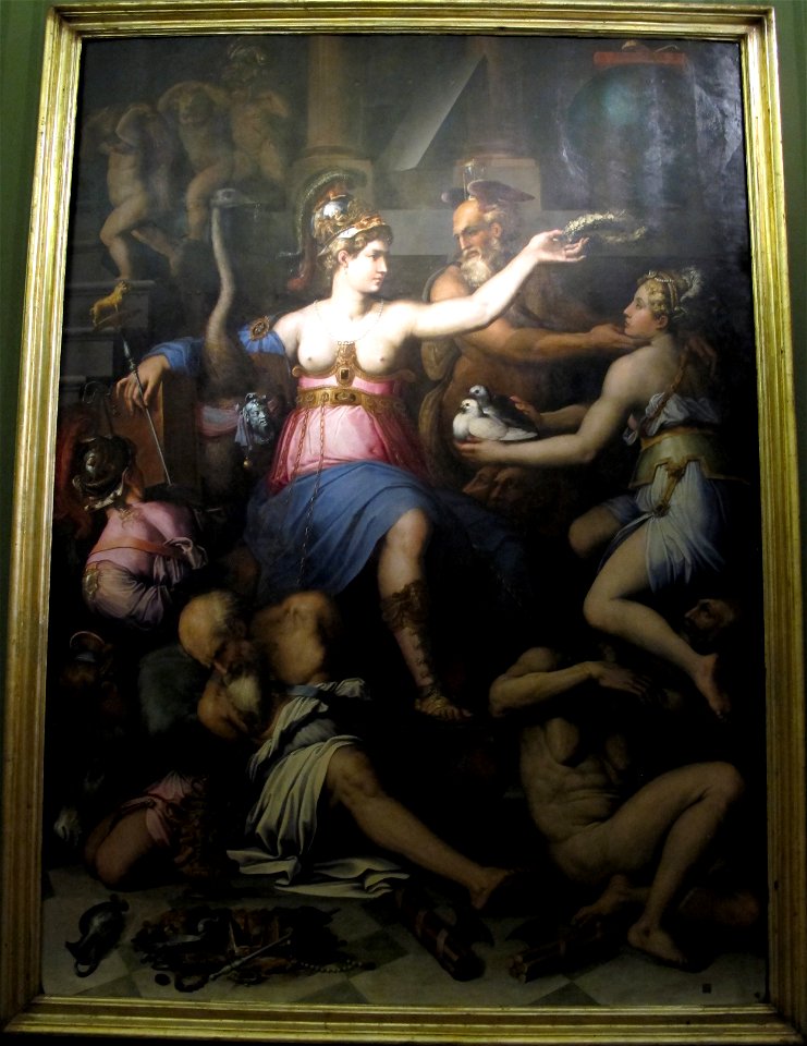 Giorgio vasari, allegoria della giustizia e della verità, 1543, Q101, 01