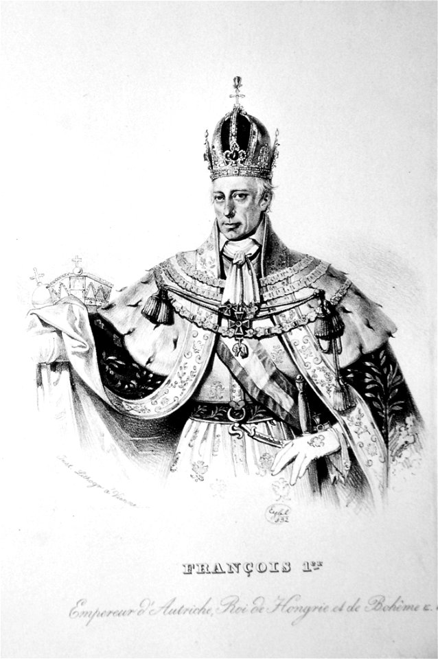 Franz I. von Österreich Litho