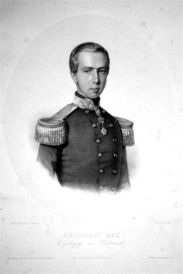 Ferdinand Max Erzherzog Litho