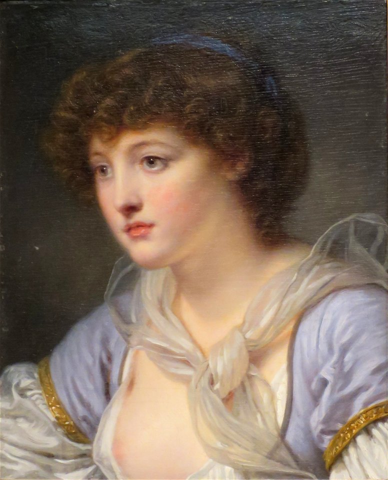Head of a Girl by Jean-Baptiste Greuze, Columbus Museum of Art