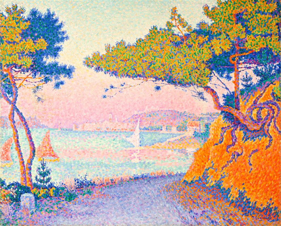Golfe Juan by Paul Signac (1863-1935) - IMG 7171