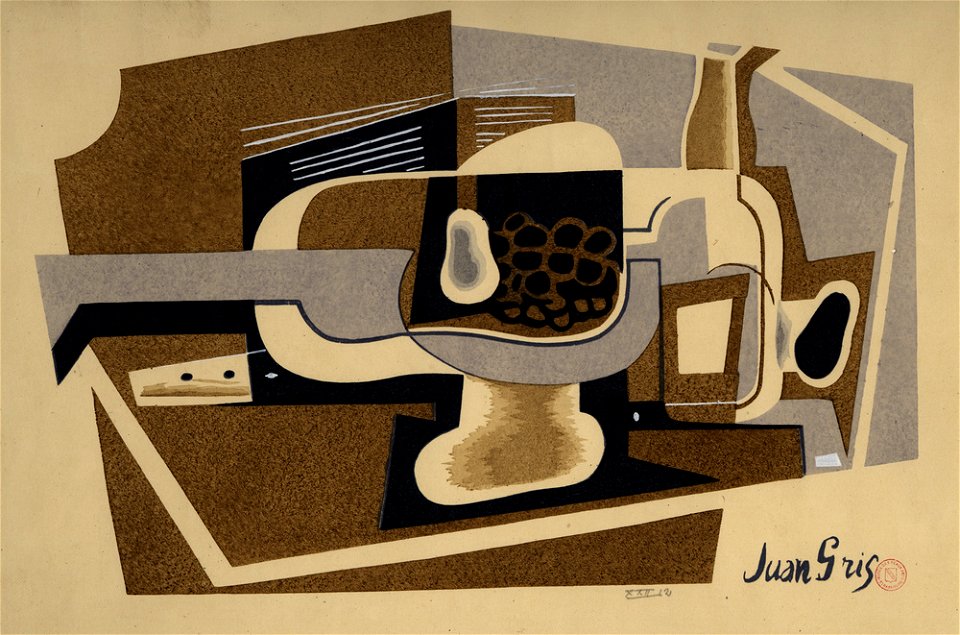 Gris, Nature morte ( Musée d'art moderne et contemporain de Strasbourg )
