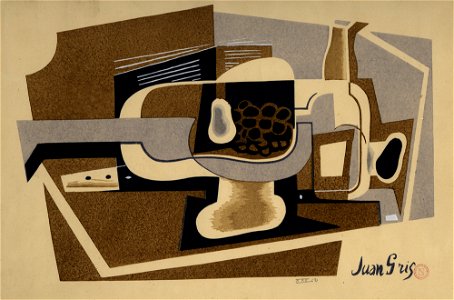 Gris, Nature morte ( Musée d'art moderne et contemporain de Strasbourg )