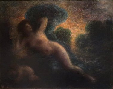 Night by Henri Fantin-Latour, 1901. Free illustration for personal and commercial use.