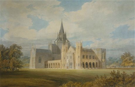 Fonthill Abbey from the southwest William Turner 1799