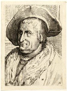 Fantasie portret van een man met hoed. NL-HlmNHA 1477 53008538