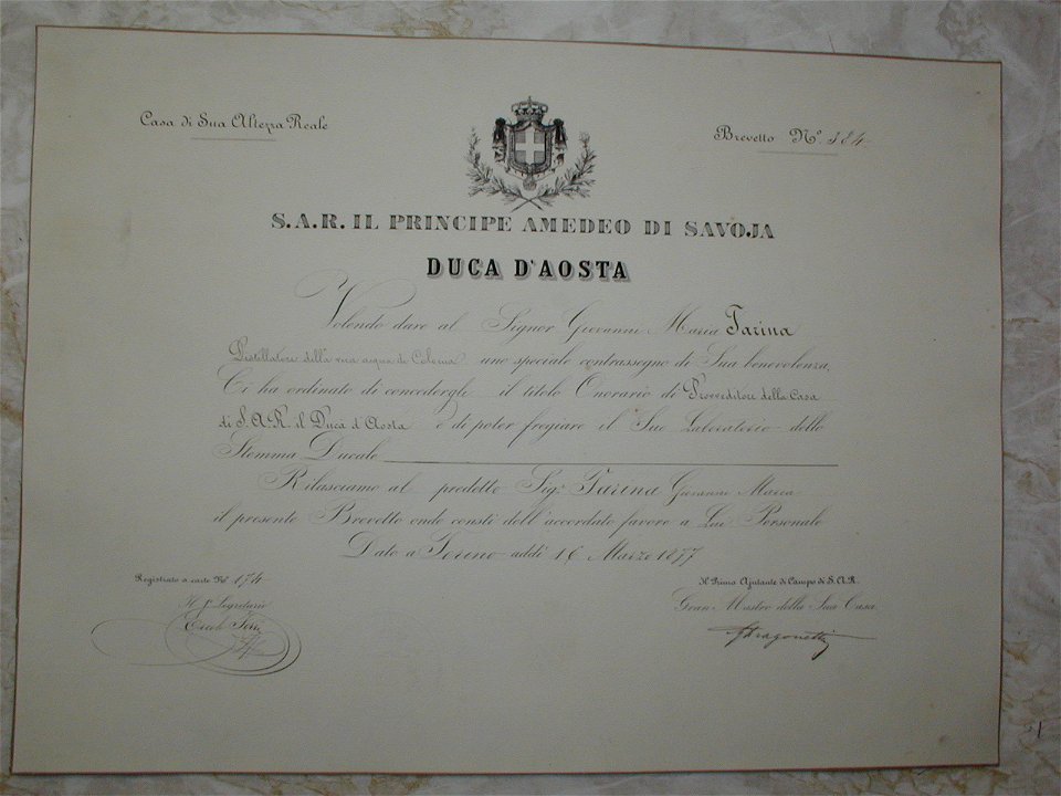 Farina1877-Italia-Amadeo-Duca-d-aosta