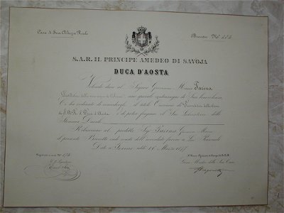 Farina1877-Italia-Amadeo-Duca-d-aosta