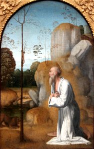 1498 Fra Bartolomeo Der büßende hl. Hieronymus anagoria