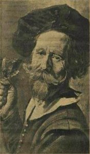 Frans Hals - Portrait of Pieter Verdonck prior to 1928