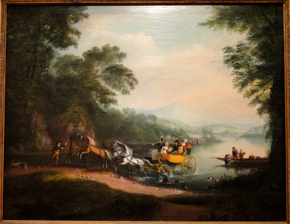 Mishap at the Ford by Alvan Fisher, 1818 - Corcoran Gallery of Art - DSC01108