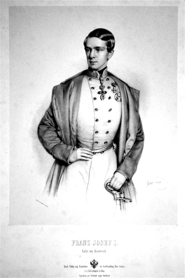 Franz Joseph I. Franz Eybl Litho 03