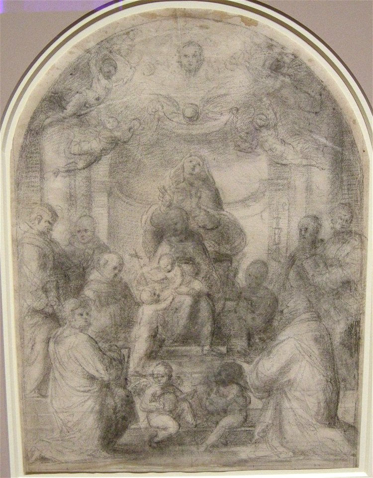 Fra bartolomeo, madonna col bambino e santi, 1510-13