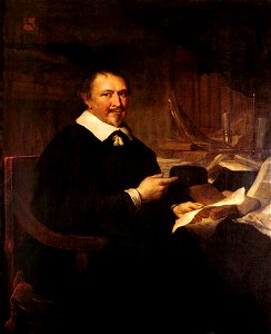 Govaert Flinck - Retrato de homem rodeado de livros 2