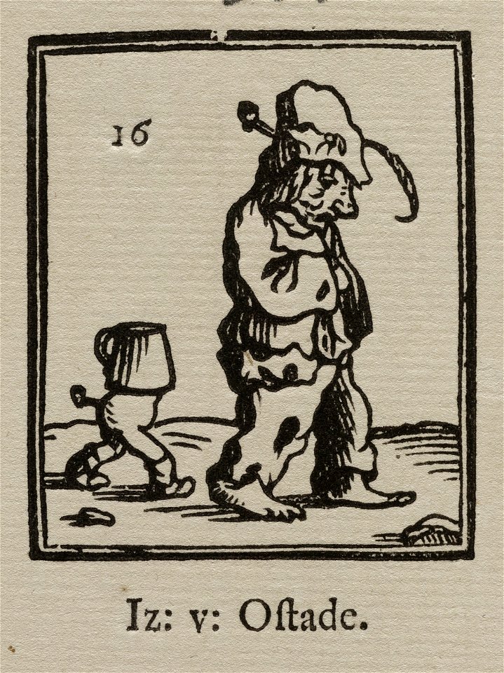 Groteske figuur. NL-hlmNHA 1477 53011058