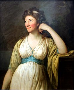 1797 Graff Porträt Elisa von der Recke anagoria. Free illustration for personal and commercial use.