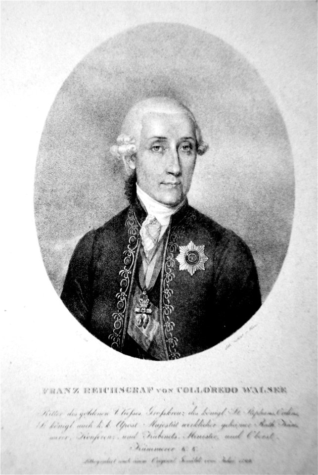 Franz de Paula Karl Colloredo Litho