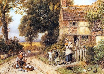 Myles Birket Foster - The China Peddler