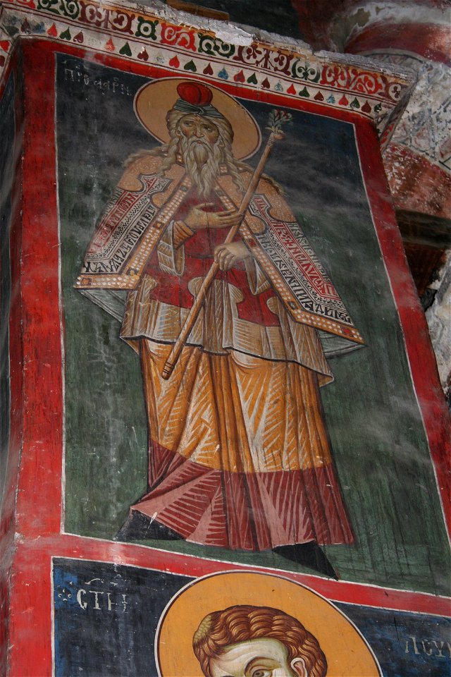 Frescos from the Michael the Archangel Church of Lesnovo 0134