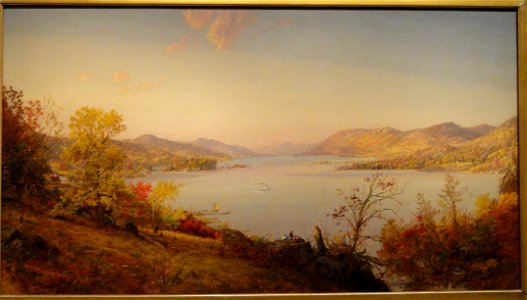 Greenwood Lake, 1875, by Jasper Francis Cropsey - SAAM - DSC00842