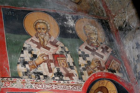 Frescos from the Michael the Archangel Church of Lesnovo 071