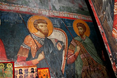 Frescos from the Michael the Archangel Church of Lesnovo 0149
