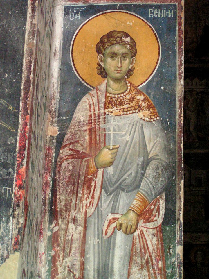 Frescos in St. George's Church (Staro Nagoricane) 012