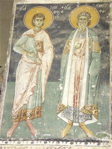 Frescos in St. George's Church (Staro Nagoricane) 077