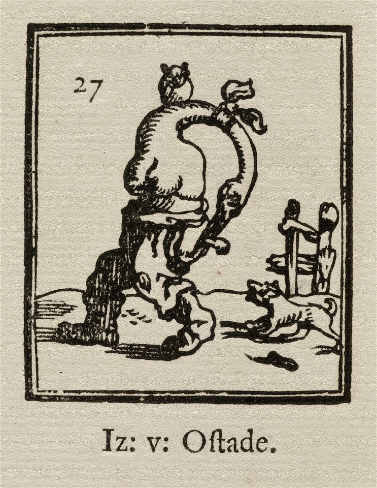 Groteske figuur. NL-HlmNHA 1477 53011069