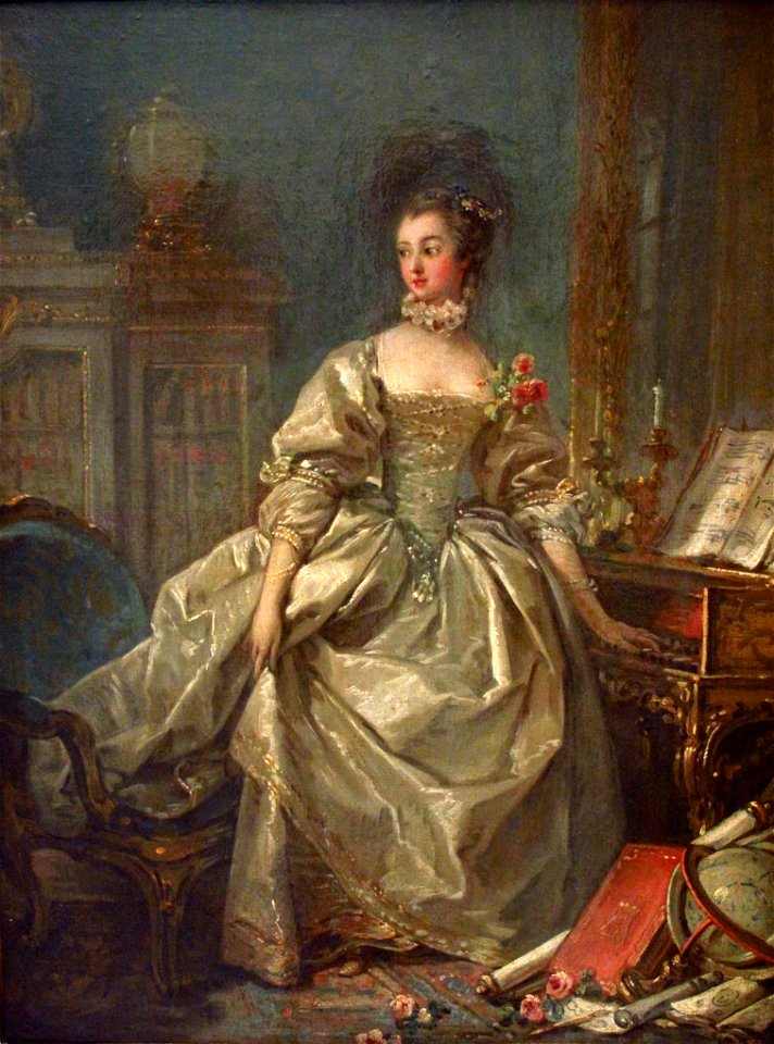 François Boucher - La Marquise de Pompadour