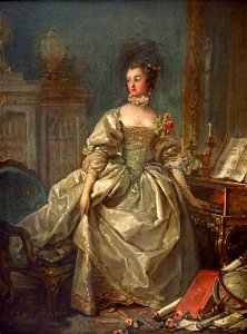 François Boucher - La Marquise de Pompadour